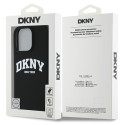 Kryt DKNY SILICONE WHITE PRINTED LOGO iPhone 16 Pro - černý
