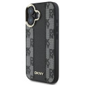 Kryt DKNY CHECKERED PATTERN pro iPhone 16 Plus - černý