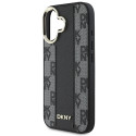 Kryt DKNY CHECKERED PATTERN pro iPhone 16 Plus - černý