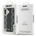 Kryt DKNY CHECKERED PATTERN pro iPhone 16 Plus - černý