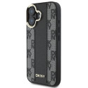 Kryt DKNY MagSafe CHECKERED pro iPhone 16 - černý