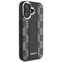 Kryt DKNY MagSafe CHECKERED pro iPhone 16 - černý