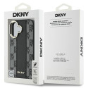 Kryt DKNY MagSafe CHECKERED pro iPhone 16 - černý