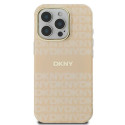 Kryt DKNY Repeat Texture Pattern iPhone 16 Pro Max - růžová