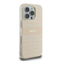 Kryt DKNY Repeat Texture Pattern iPhone 16 Pro Max - růžová