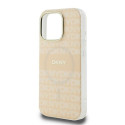 Kryt DKNY Repeat Texture Pattern iPhone 16 Pro Max - růžová