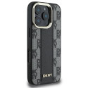 Kryt DKNY CHECKERED PATTERN pro iPhone 16 Pro Max - černý
