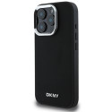 Kryt DKNY PLAIN SILVER pro iPhone 16 Pro Max - černá