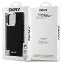 Kryt DKNY PLAIN SILVER pro iPhone 16 Pro Max - černá