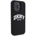 Kryt DKNY Silicone White Logo pro iPhone 16 Pro Max (černý)
