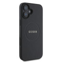 Kryt Guess Grained Gold Ring MagSafe iPhone 16 - black