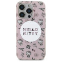 Kryt Hello Kitty IML All Over Paris pro iPhone 16 Pro - růžový