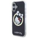 Kryt Hello Kitty IML Fun bow pro iPhone 16 – černý