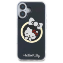 Kryt Hello Kitty IML Fun bow pro iPhone 16 – černý