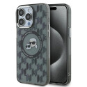 Kryt Karl Lagerfeld IML Monogram iPhone 15 Pro - black