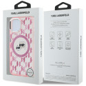 Kryt Karl Lagerfeld IML Monogram pro iPhone 15 Plus - růžová