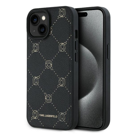 Kryt Karl Lagerfeld KARL HEAD iPhone 15 Plus černý