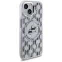 Kryt Karl Lagerfeld IML Monogram iPhone 15 – clear