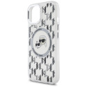 Kryt Karl Lagerfeld IML Monogram iPhone 15 – clear