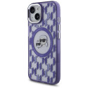Kryt Karl Lagerfeld IML Monogram pro iPhone 15 - fialová