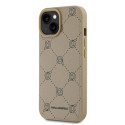 Kryt Karl Lagerfeld MAGSAFE Karl Head pro iPhone 15 - beige