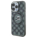 Kryt Karl Lagerfeld IML Monogram pro iPhone 15 Pro Max černý