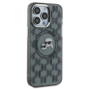 Kryt Karl Lagerfeld IML Monogram pro iPhone 15 Pro Max černý
