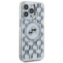 Kryt Karl Lagerfeld IML Monogram pro iPhone 15 Pro Max - clear