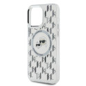 Kryt Karl Lagerfeld IML Monogram pro iPhone 15 Pro Max - clear