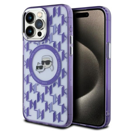 Kryt Karl Lagerfeld IML Monogram pro iPhone 15 Pro Max