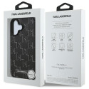 Kryt Karl Lagerfeld HOT STAMP iPhone 16 Plus černý