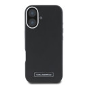 Kryt Karl Lagerfeld FW Metal Plate MagSafe pro iPhone 16 – černý