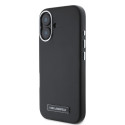 Kryt Karl Lagerfeld FW Metal Plate MagSafe pro iPhone 16 – černý