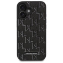 Kryt Karl Lagerfeld HOT STAMP pro iPhone 16 - černý