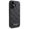 Kryt Karl Lagerfeld HOT STAMP pro iPhone 16 - černý
