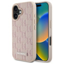 Kryt Karl Lagerfeld HOT STAMP pro iPhone 16 - růžová