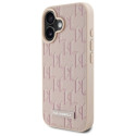 Kryt Karl Lagerfeld HOT STAMP pro iPhone 16 - růžová