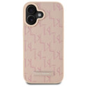 Kryt Karl Lagerfeld HOT STAMP pro iPhone 16 - růžová