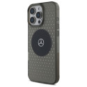 Kryt Mercedes MB CASE STAR PATTERN iPhone 16 Pro černý