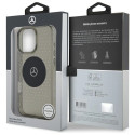 Kryt Mercedes MB CASE STAR PATTERN iPhone 16 Pro černý