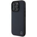Kryt Mercedes MB WOOD pro iPhone 16 Pro Max – modrá