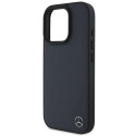 Kryt Mercedes MB WOOD pro iPhone 16 Pro Max – modrá