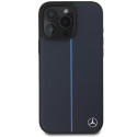 Kryt Mercedes MB Blue Line Leather MagSafe iPhone 16 Pro Max
