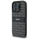 Kryt DKNY Texture Pattern pro iPhone 16 Pro – černý