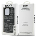 Kryt DKNY Texture Pattern pro iPhone 16 Pro – černý