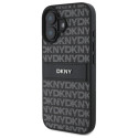 Kryt DKNY Texture Pattern iPhone 16 - černý