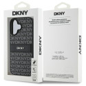Kryt DKNY Texture Pattern iPhone 16 - černý