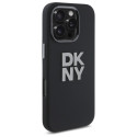 Kryt DKNY Liquid Silicone Metal Logo pro iPhone 16 Pro Max - černý