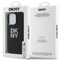 Kryt DKNY Liquid Silicone Metal Logo pro iPhone 16 Pro Max - černý