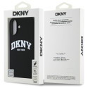Kryt DKNY Silicone White Logo pro iPhone 16 - černý